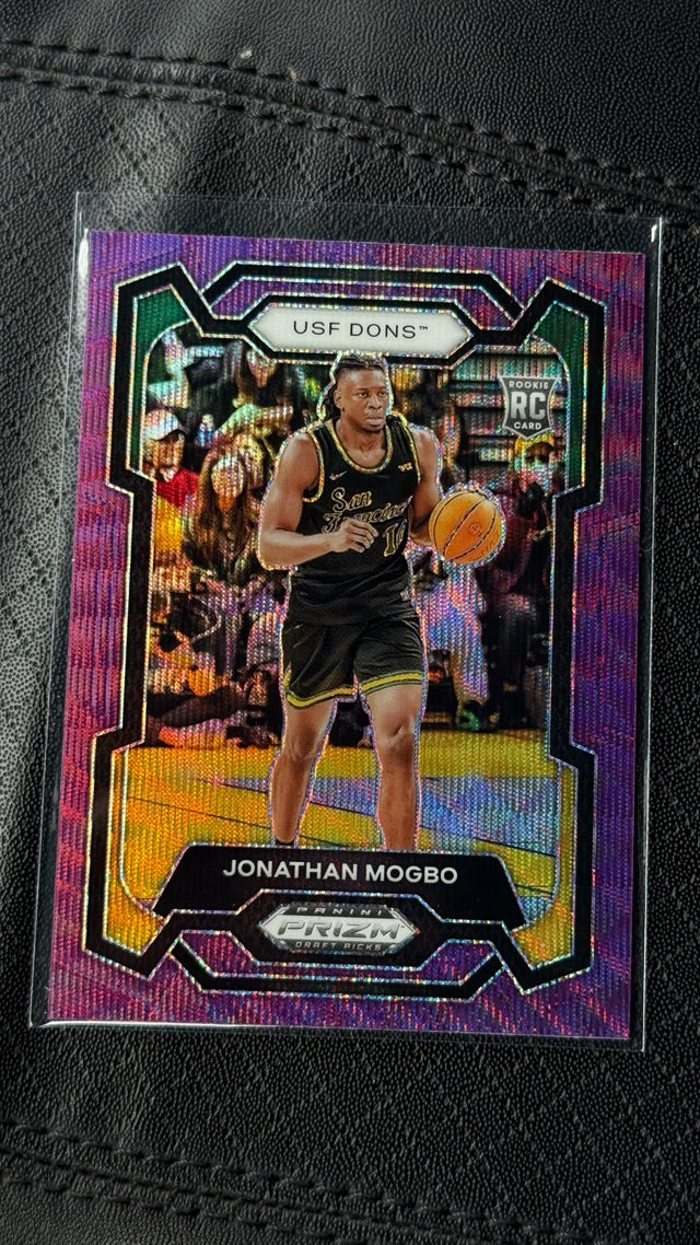 2024 Panini Prizm Draft Picks - Prizms Purple Wave | Jonathan Mogbo