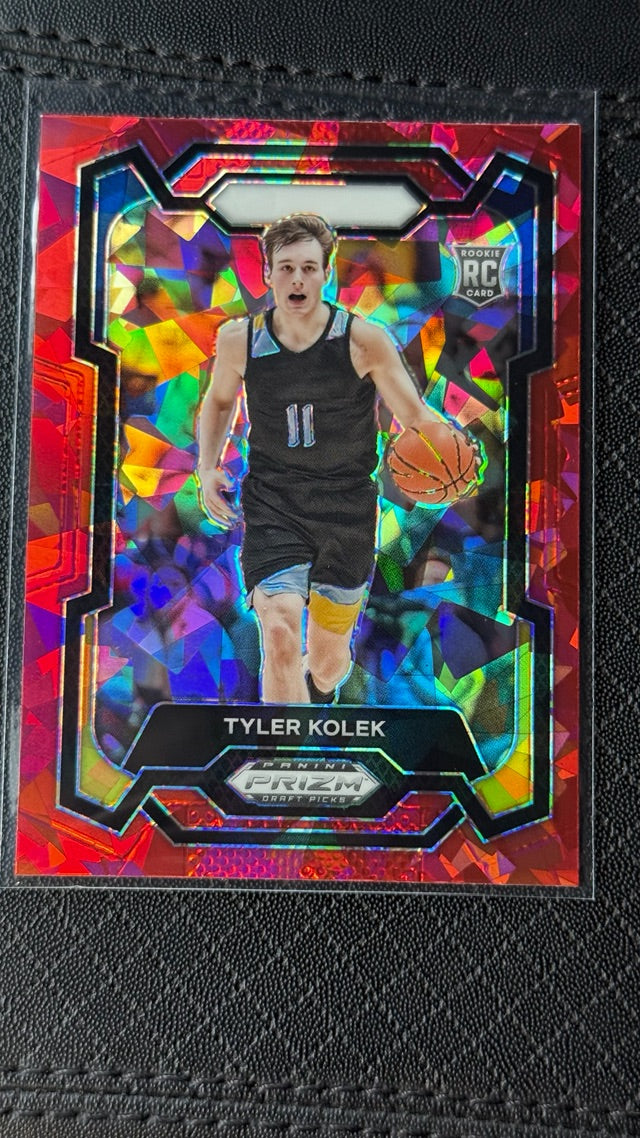 2024 Panini Prizm Draft Picks - Prizms Red Ice | Tyler Kolek