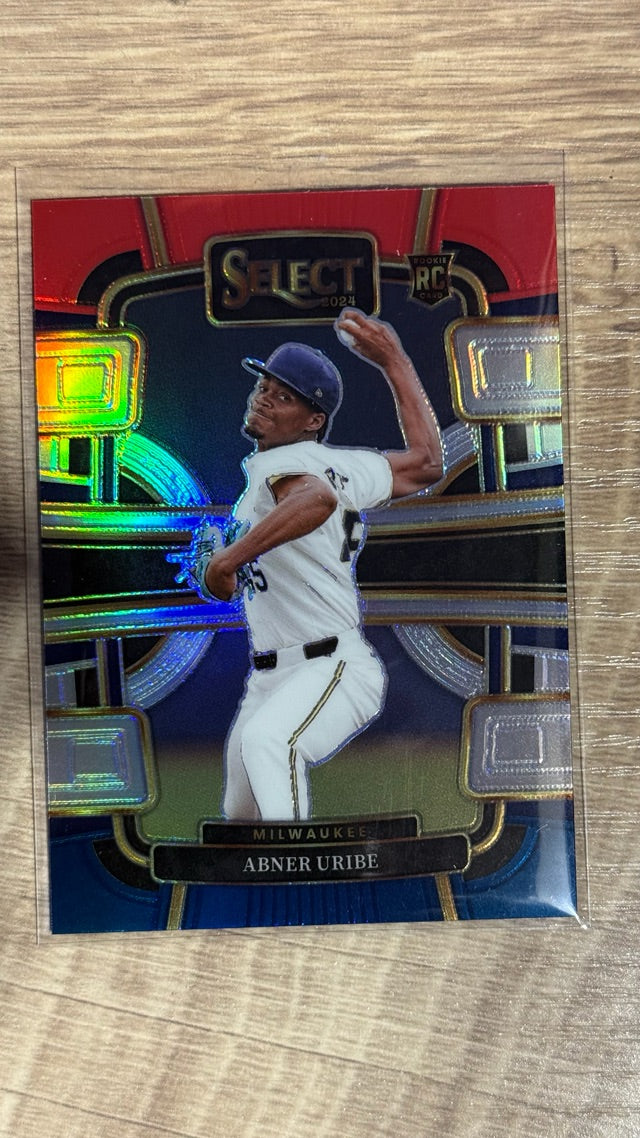 2024 Prizm Panini Select - Red and Blue Prizms | Abner Uribe