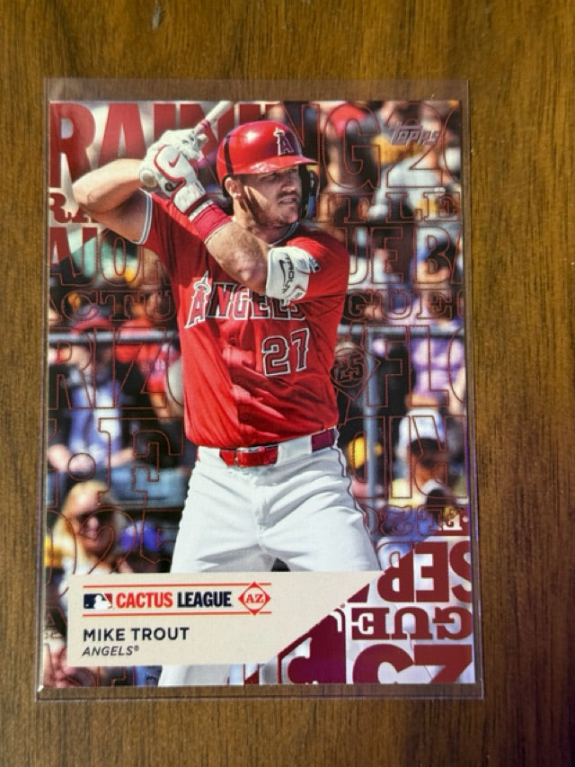 2025 Topps Training Grounds | Mike Trout