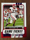 2021 Panini Contenders Draft Picks - Purple | Nick Chubb