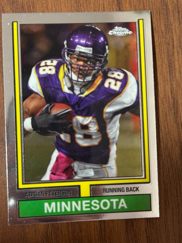 2024 Topps Chrome - 1974 Topps Football | Adrian Peterson