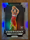2024 Prizm Panini Prizm - Emergent Prizms Silver | Kyshawn George