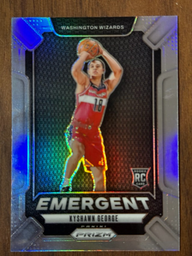 2024 Prizm Panini Prizm - Emergent Prizms Silver | Kyshawn George