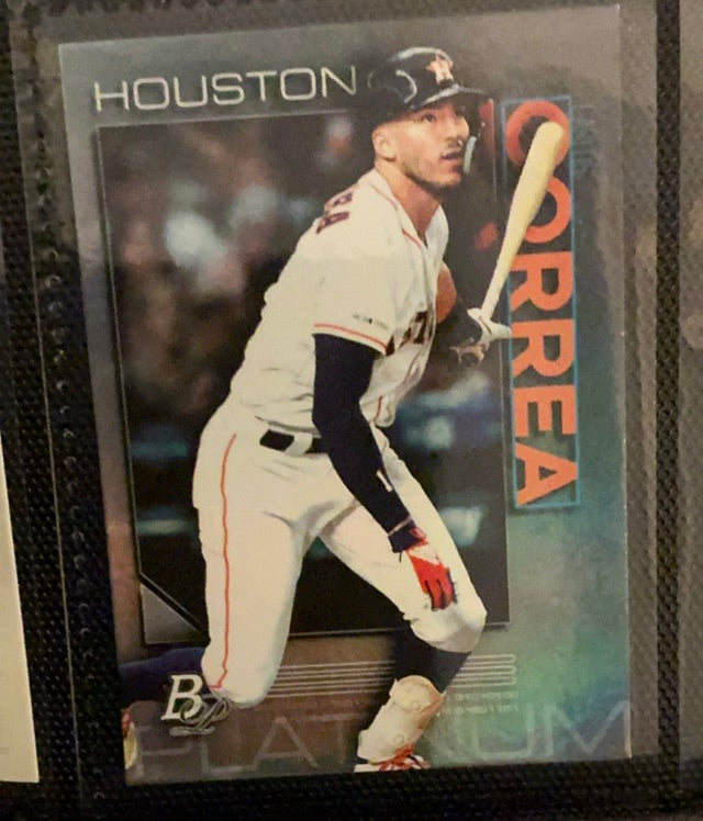 2020 Bowman Platinum | Carlos Correa