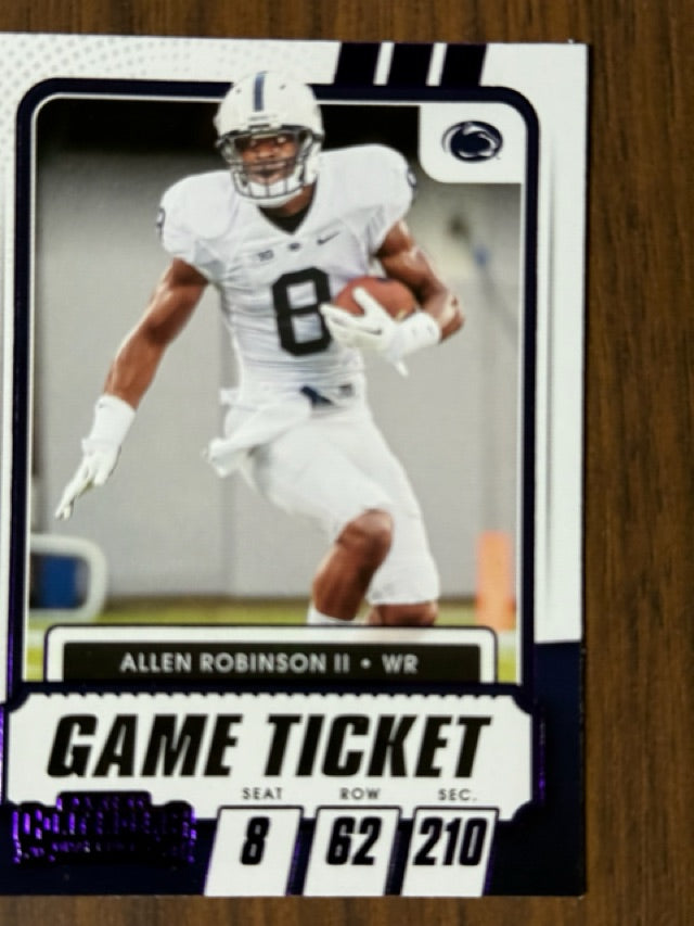 2021 Panini Contenders Draft Picks - Purple | Allen Robinson II