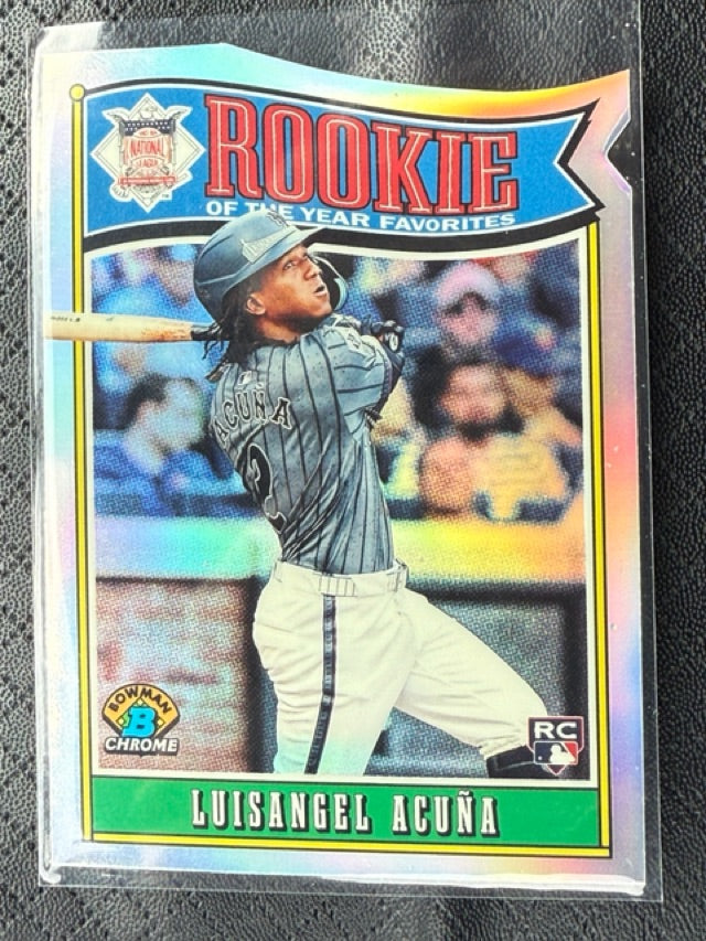 2025 Bowman Rookie of the Year Favorites | Luisangel Acuña