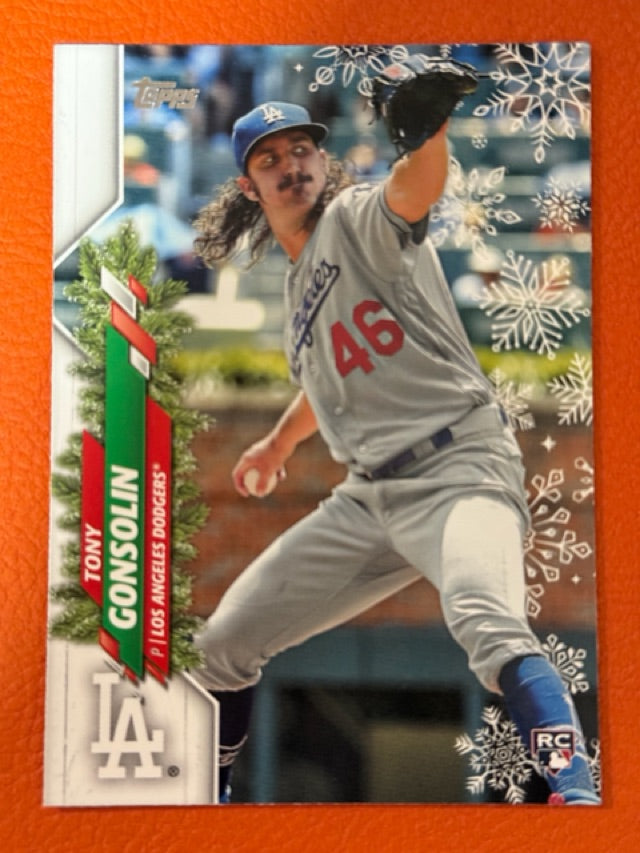 2020 Topps Holiday - Metallic | Tony Gonsolin