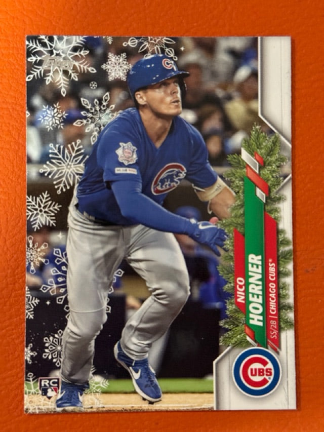 2020 Topps Holiday - Metallic | Nico Hoerner