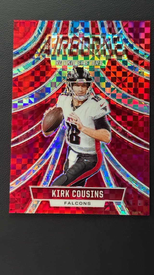 2024 Panini Rookies & Stars - Airborne Red Plaid | Kirk Cousins