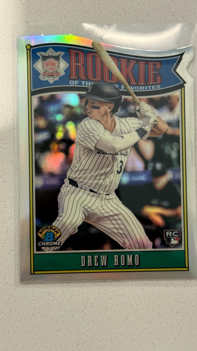 2025 Bowman Rookie of the Year Favorites | Drew Romo