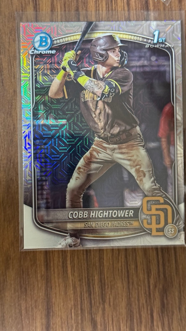 2025 Bowman Chrome Prospects Mega Refractor | Cobb Hightower