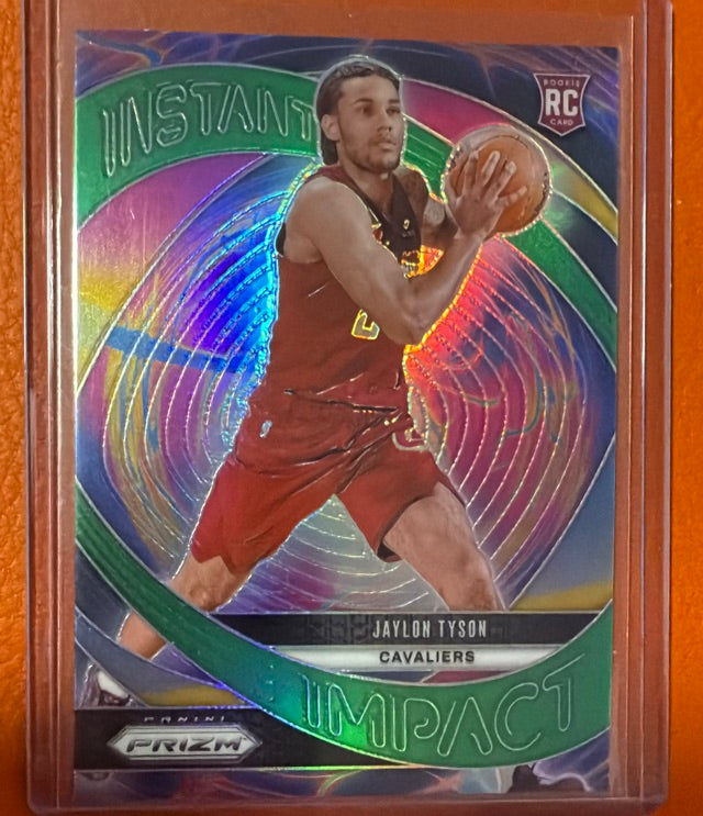 2024 Prizm Panini Prizm - Instant Impact Prizms Green | Jaylon Tyson