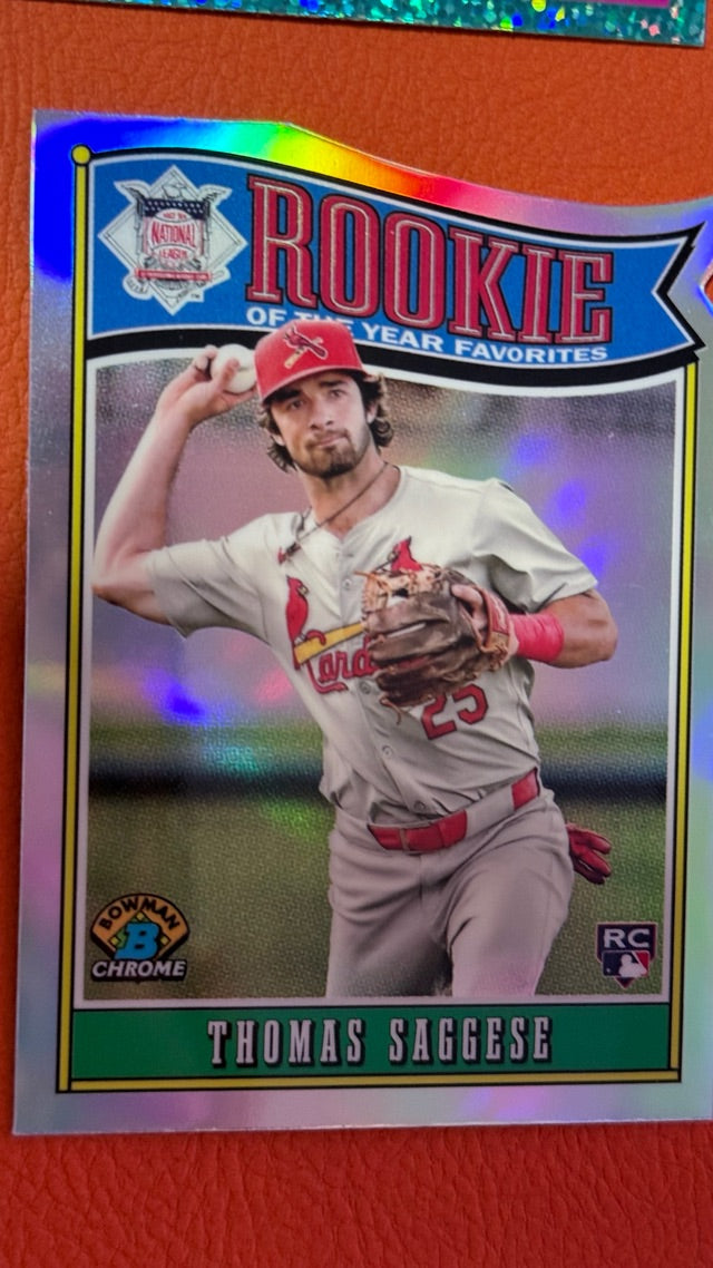 2025 Bowman Rookie of the Year Favorites | Thomas Saggese