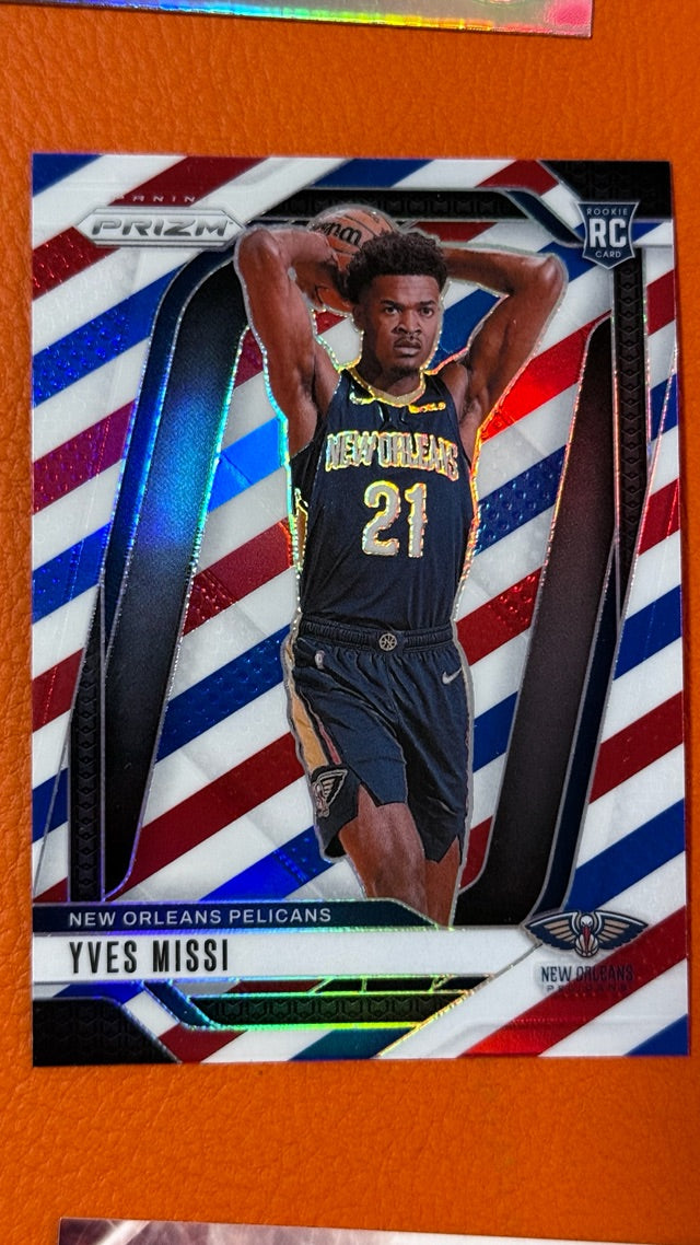 2024 Panini Prizm - Prizms Red White and Blue | Yves Missi