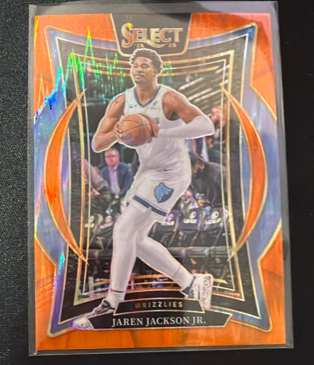 2024 Panini Select - Orange Flash Prizm | Jaren Jackson Jr.