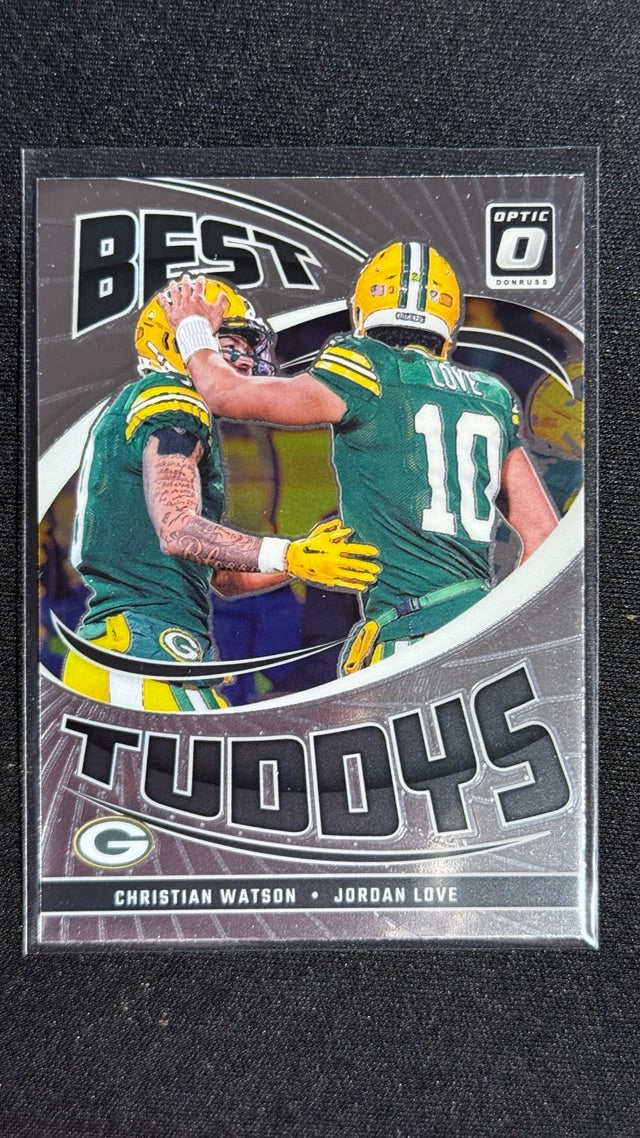 2024 Optic Donruss Optic - Best Tuddys | Christian Watson / Jordan Love
