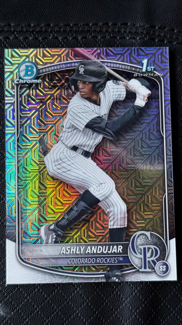 2025 Bowman Chrome Prospects Mojo Refractor | Ashly Andujar