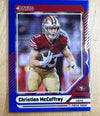 2024 Donruss Press Proof Blue | Christian McCaffrey