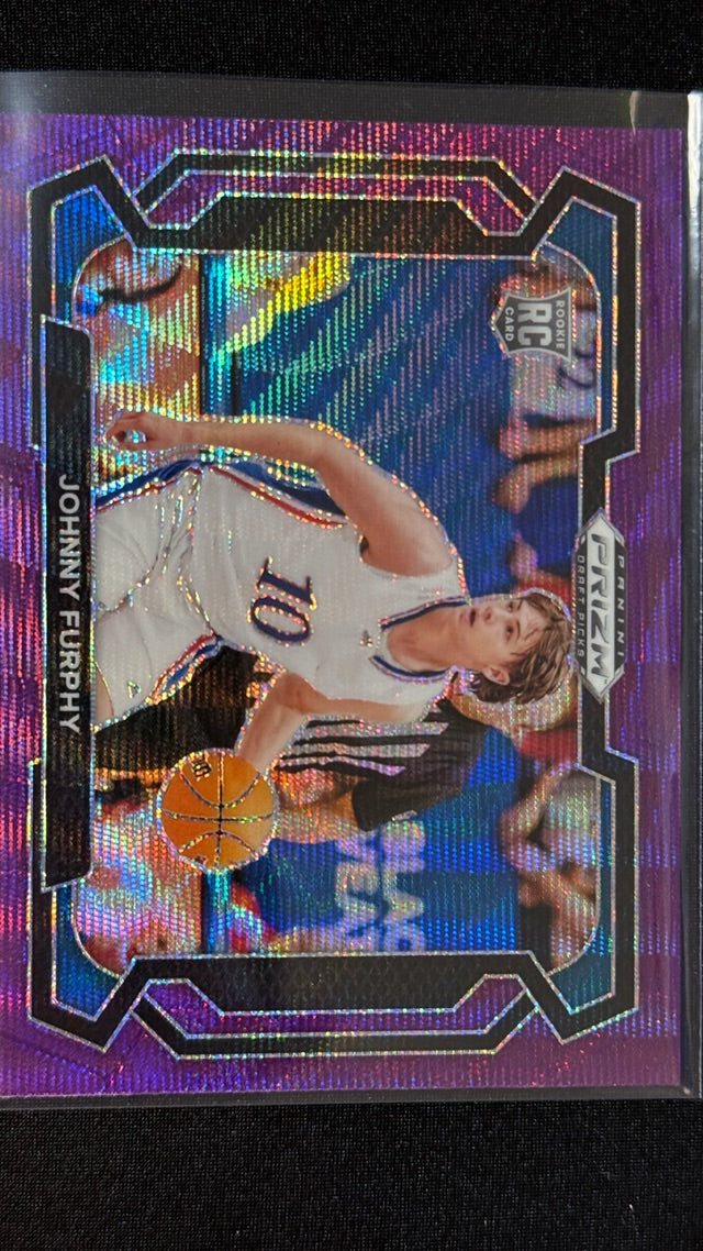 2024 Prizm Panini Prizm Draft Picks - Prizms Purple Wave | Johnny Furphy