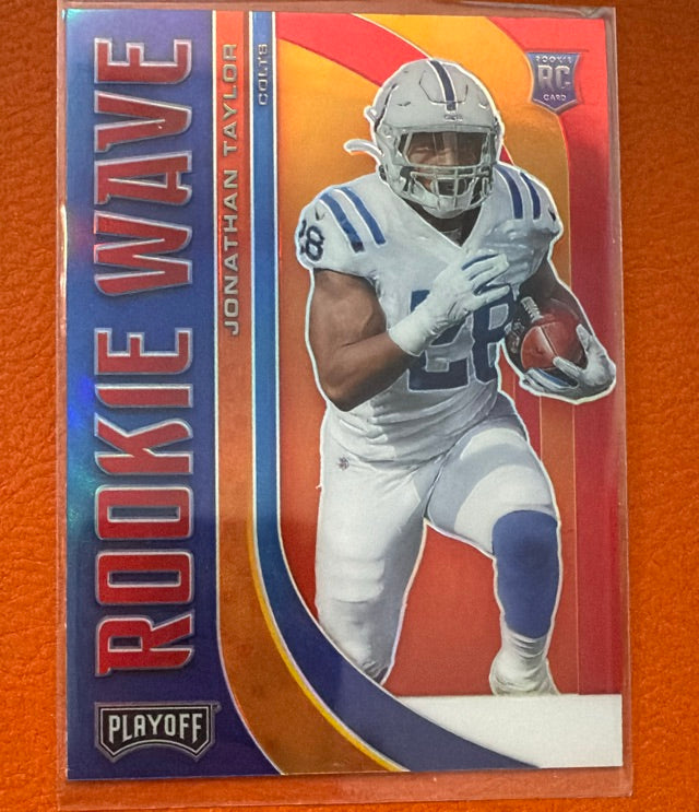 2020 Panini Playoff - Rookie Wave Red | Jonathan Taylor