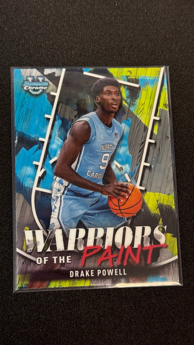 2024 Bowman University Chrome - Warriors in the Paint | Drake Powell