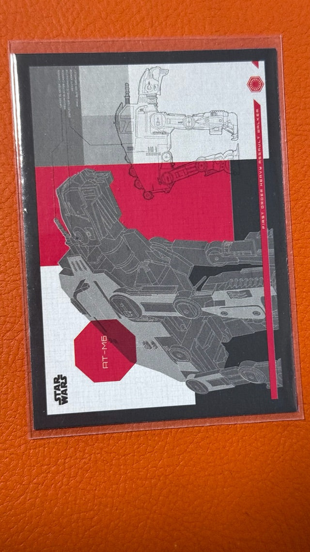 2017 Topps Star Wars Journey To The Last Jedi - Blueprints | First Order Heavy Assault Walker