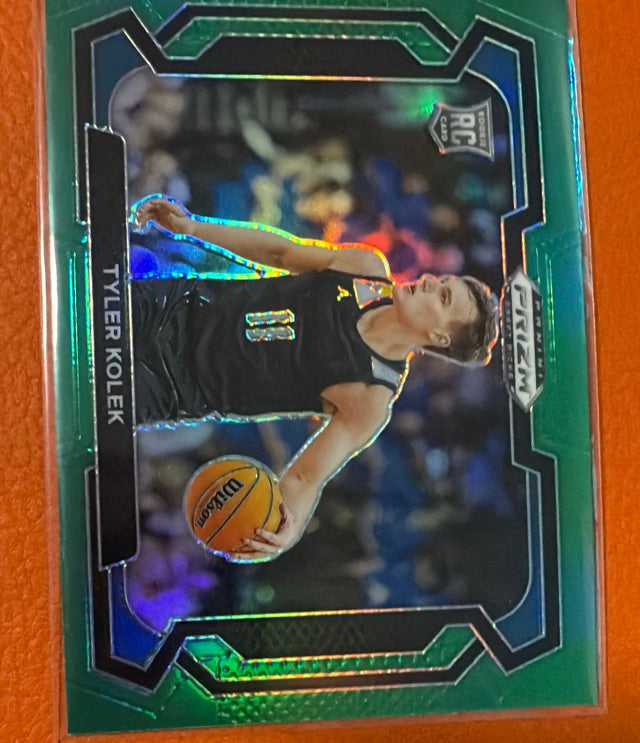 2024 Prizm Panini Prizm Draft Picks - Prizms Green | Tyler Kolek