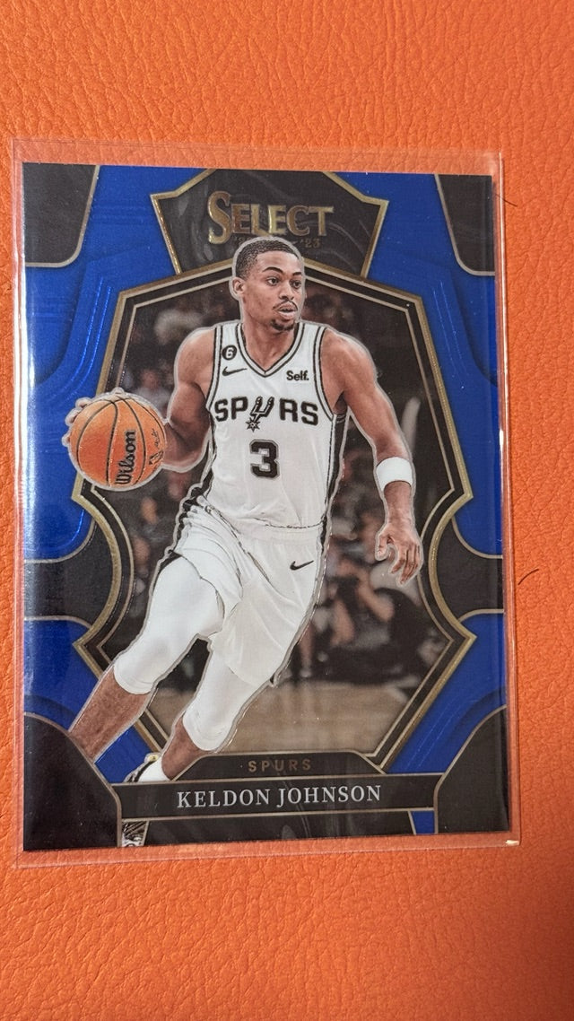 2022 Select Panini Select - Blue (Retail Base) | Keldon Johnson