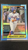 2025 Topps Chrome - 1990 Topps Baseball 35th Anniversary | Francisco Lindor
