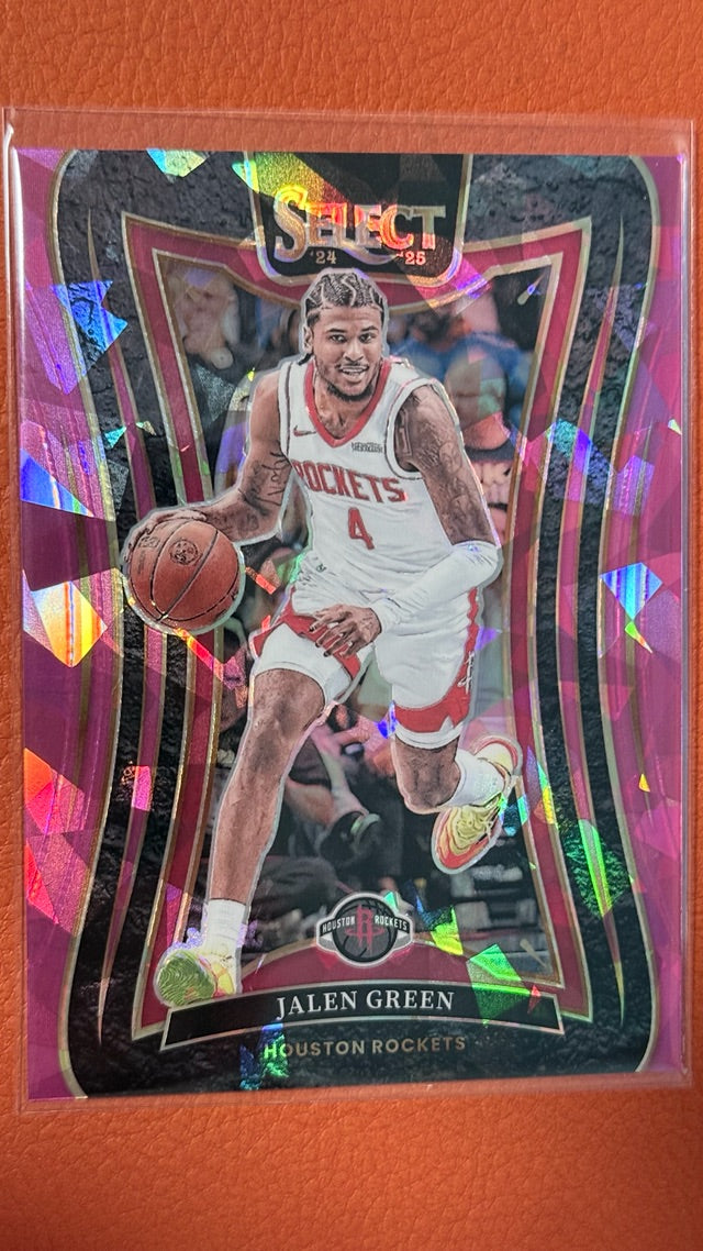 2024 Panini Select - Pink Cracked Ice Prizm | Jalen Green