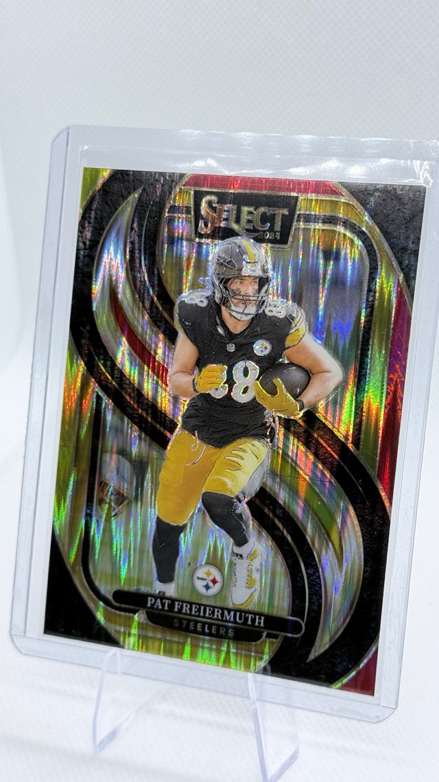 2024 Panini Select - Black & Red Prizm Shock | Pat Freiermuth