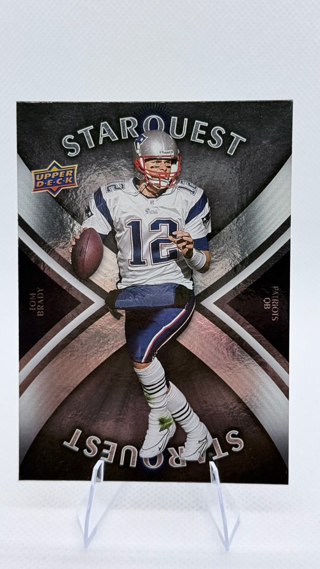 2008 Upper Deck StarQuest Rainbow Black | Tom Brady