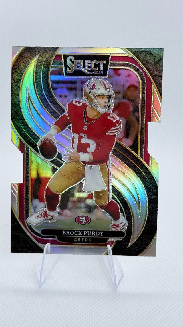 2024 Select Panini Select - Silver Prizm Die Cut | Brock Purdy
