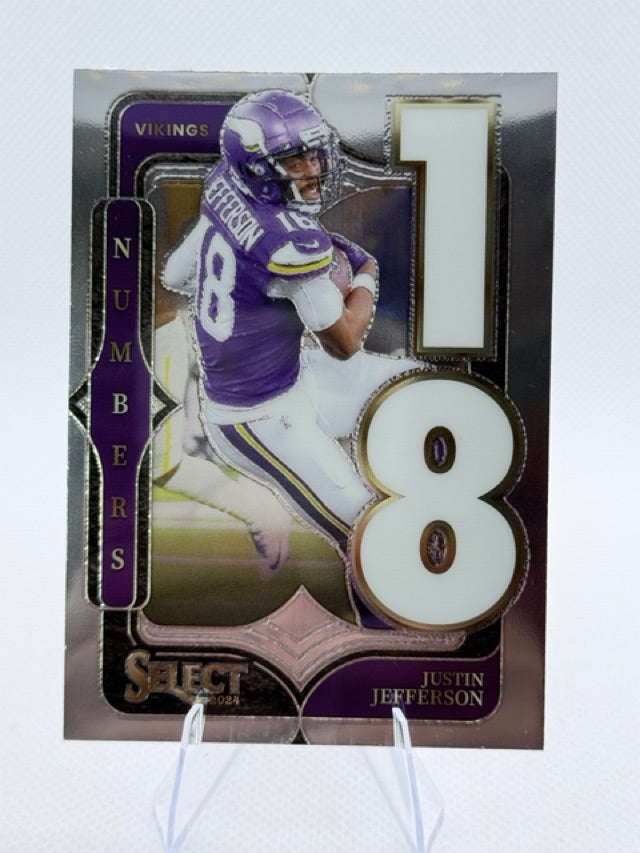 2024 Panini Select - Select Numbers | Justin Jefferson