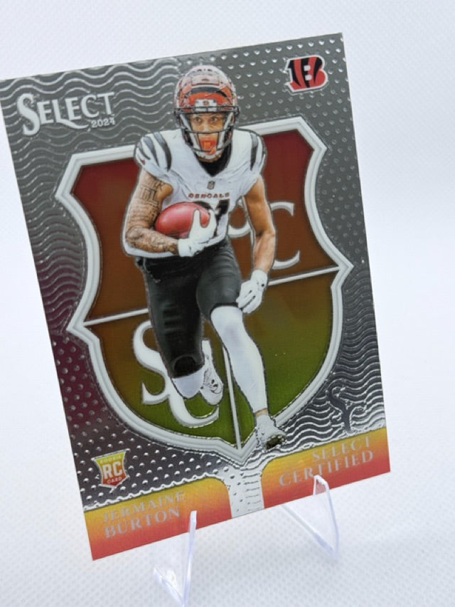 2024 Select Panini Select - Select Certified Rookies | Jermaine Burton