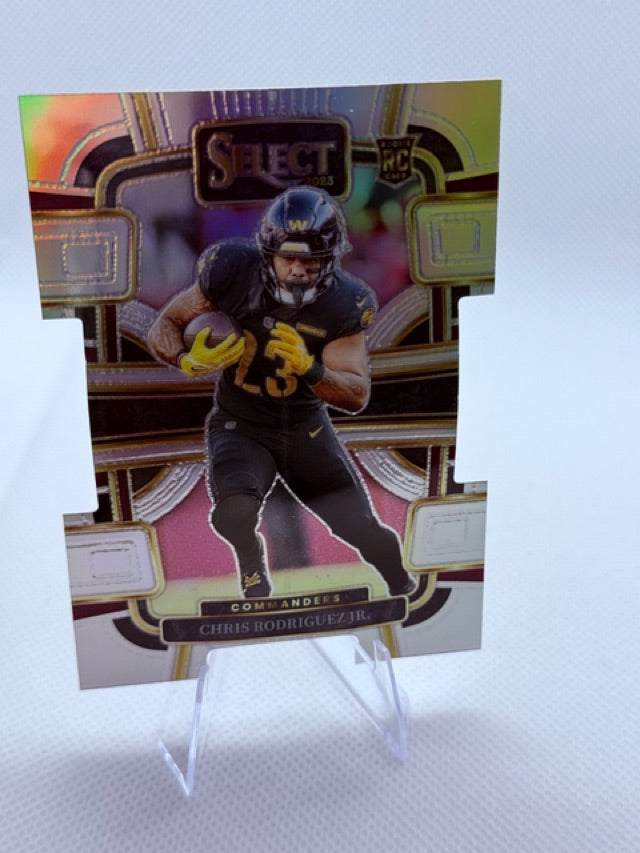 2023 Prizm Panini Select - Silver Prizms Die Cuts | Chris Rodriguez Jr.