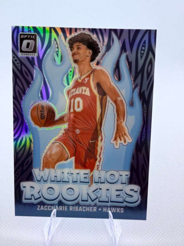 2024 Optic Donruss Optic - White Hot Rookies Purple | Zaccharie Risacher