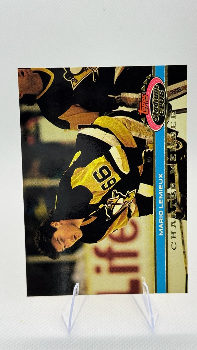 1991 1991 Stadium Club Charter Member | Mario Lemieux