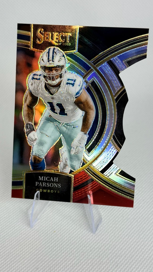 2023 Select Panini Select - Black and Red Prizms Die Cuts | Micah Parsons