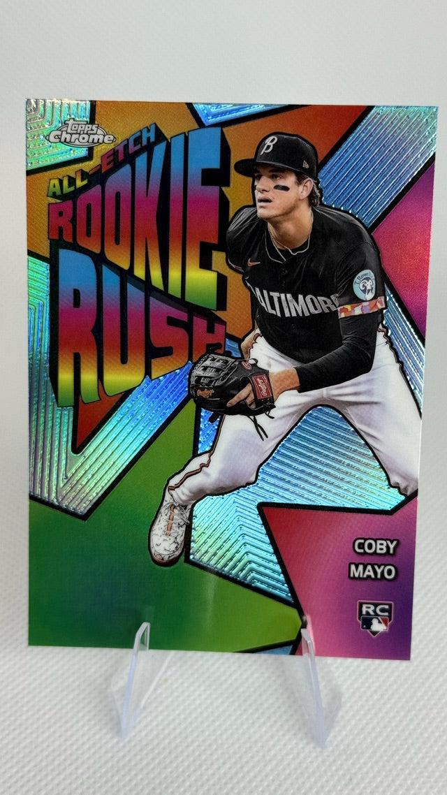 2025 Topps Chrome - Chrome All-Etch Rookie Rush | Coby Mayo