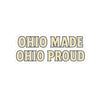 Ohio Made Ohio Proud Kiss-Cut Stickers
