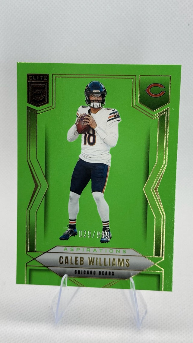 2025 Donruss Elite - Aspirations Lime Green | Caleb Williams