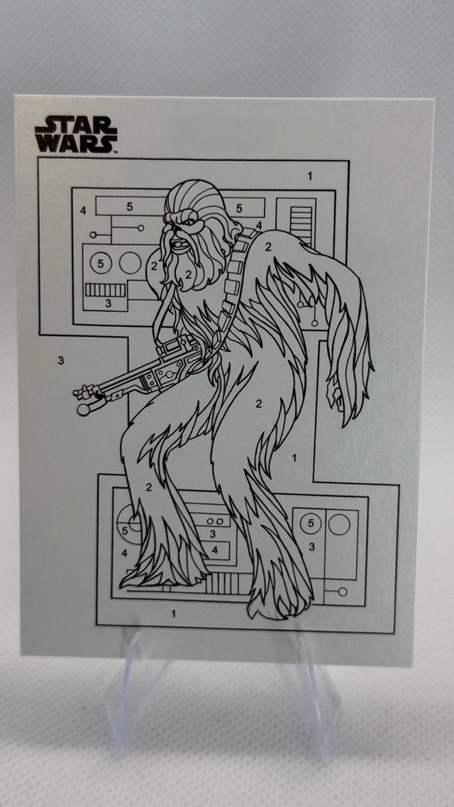 2025 Topps Chrome Star Wars - Star Wars By the Number | Chewbacca