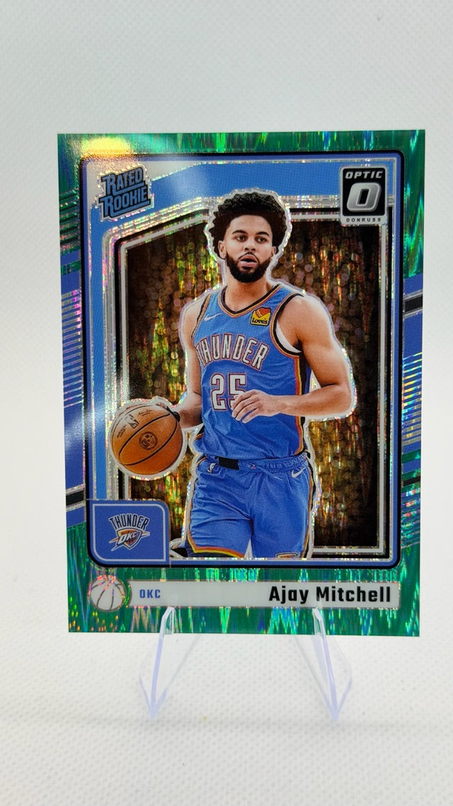 2024 Donruss Optic - Green Shock | Ajay Mitchell