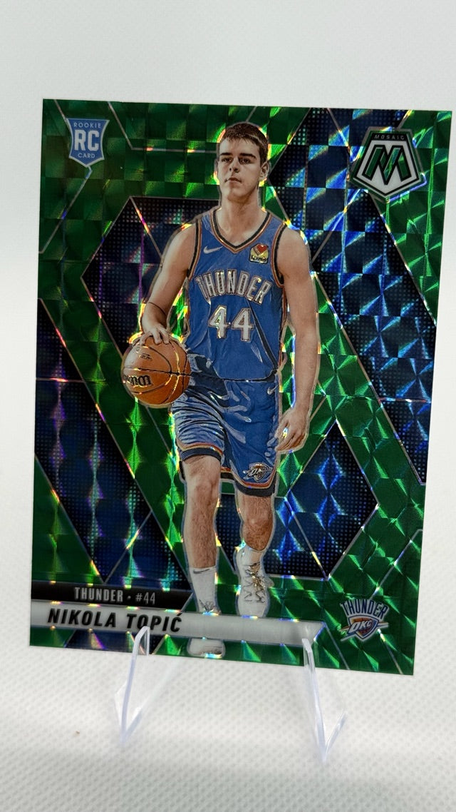 2024 Panini Mosaic - Green Mosaic | Nikola Topic