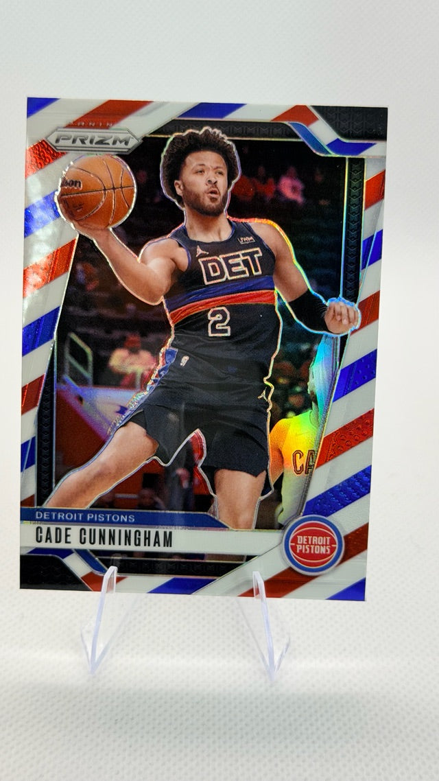 2024 Panini Prizm - Prizms Red White and Blue | Cade Cunningham