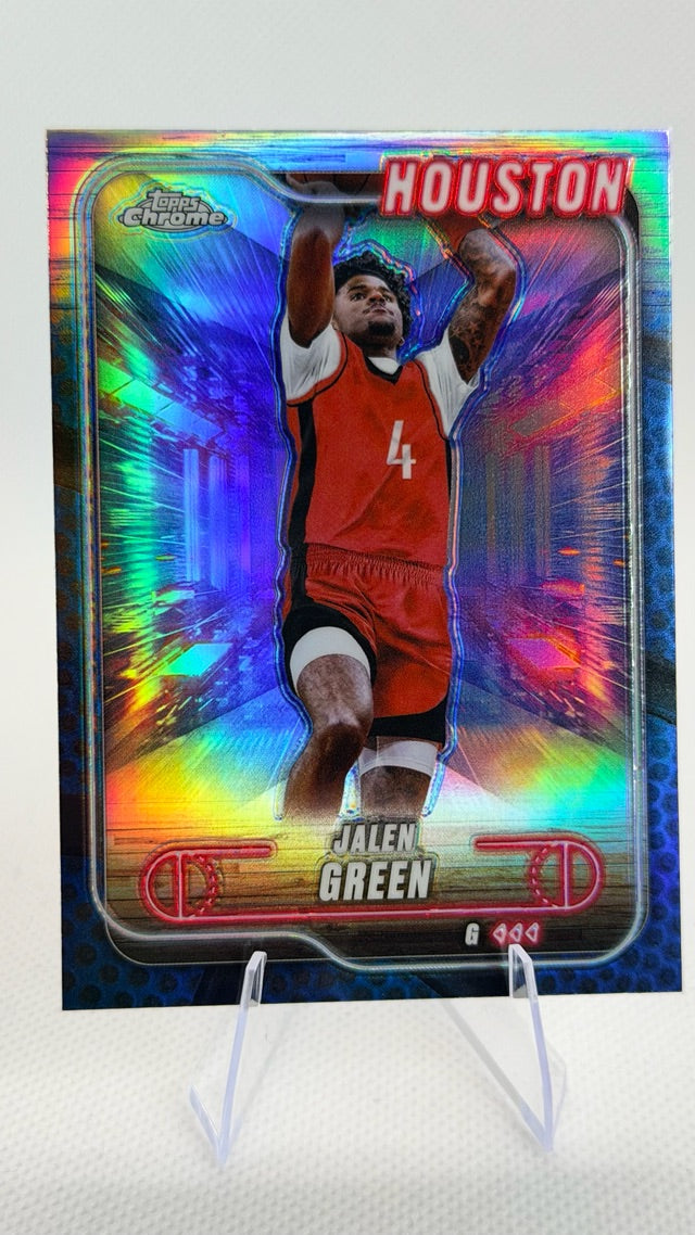 2024 Topps Chrome - Blue Basketball Refractor | Jalen Green