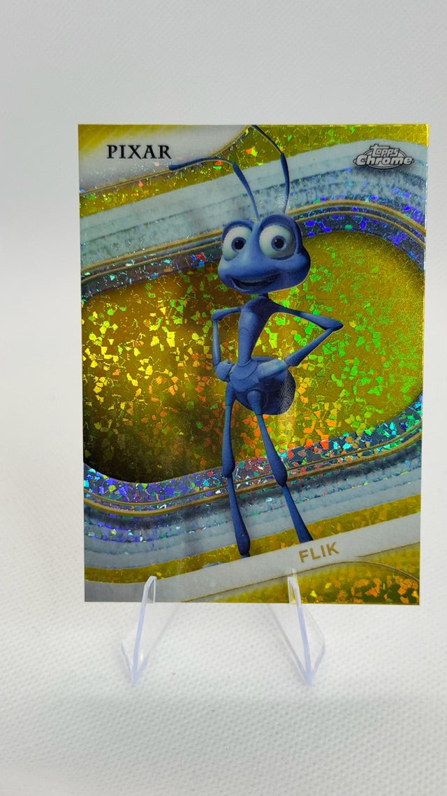 2025 Topps Chrome Disney - Yellow Mini-Diamonds | Flik