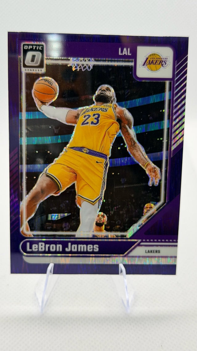 2024 Optic Donruss Optic - Purple Shock | LeBron James